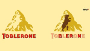 verborgen boodschap toblerone logo